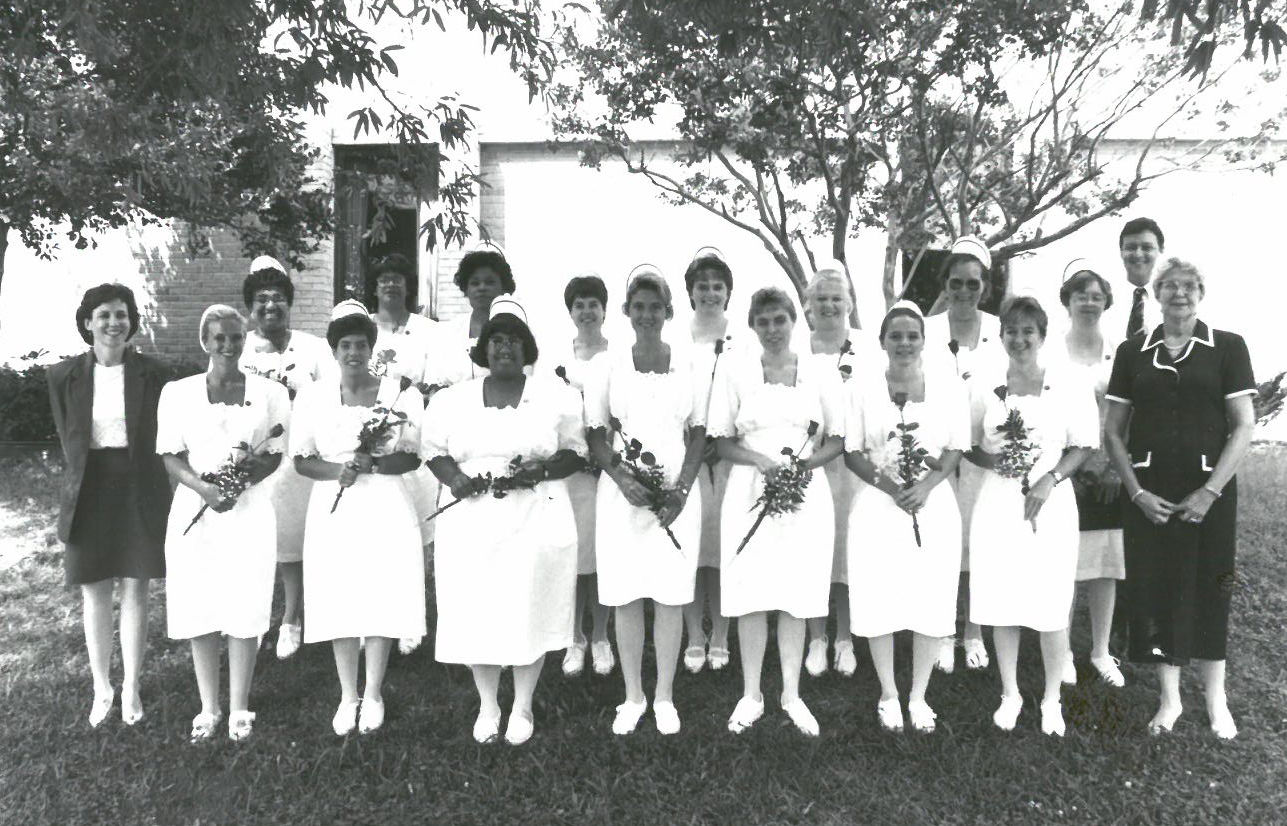 Proud nursing graduates